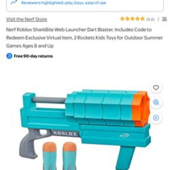 Nerf Roblox Rocket Launcher - Picture 3 of 3